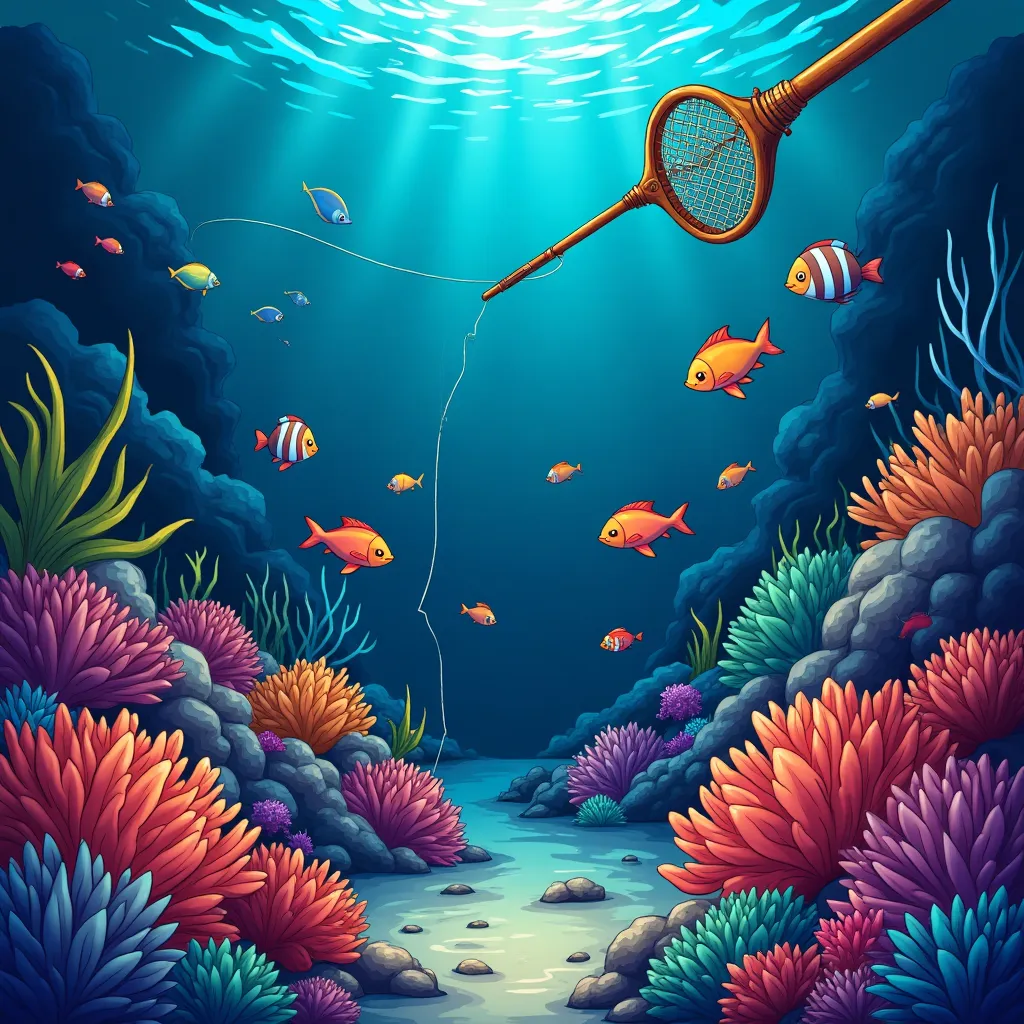 Royal Ace arcade fishing underwater scene